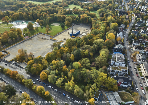 21.10.2025 - Geothermie-Baustelle am Michaelibad in Berg am Laim und Neuperlach